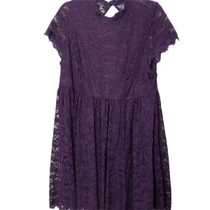 Torrid Purple Lace Dress